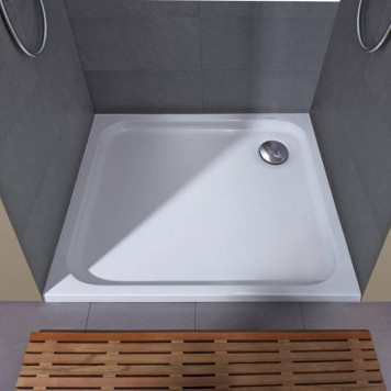 Duravit D-Code Душевой поддон 90x90х8.5см., акриловый, квадратный, цвет: белый. 720102000000000-4