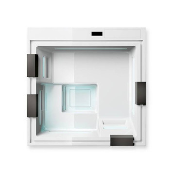 Gruppo Treesse Phantom Минибассейн 235x235x98см., м.г/м+нагреватель,фильтр-картридж, внеш. панель VTR, автонаполнение компл PR1, цвет: белый. 322CUGXAN, V322MXBNB220000I-2