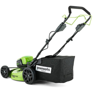 Газонокосилка аккумуляторная самоходная Greenworks 60V,46 см, б/щ (АКБ 4 Ач. и ЗУ)-4