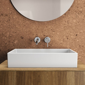 Ideal Standard Extra Раковина 60х40хh12.5см., накладная, без отв., без перелива, с крепежом, цвет: белый глянец. T374001-5