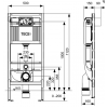 TECE Рама для установки унитаза Duravit SensoWash C и Geberit AquaClean 8000/8000 plus