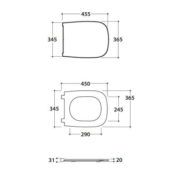 Globo Genesis Сиденье для унитаза, GNS03/GN002, микролифт, быстросъемное, цвет: белый/хром-1