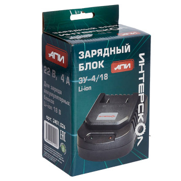 Зарядное устройство ИНТЕРСКОЛ ЗУ-4/18-3