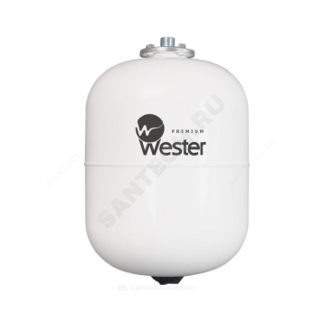 Бак мембранный д/отопления 8л 12атм 3/4 НР бел WDV Premium Wester 0-14-0350-2