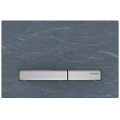 115.788.JM.2 Смывная клавиша Geberit Sigma50 для двойного смыва к 111.300/350/361/362/380/390/796, натуральный сланец Mustang/металлический хромирован 115.788.JM.2