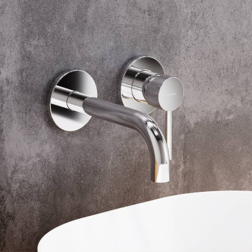 360260000 Смеситель для раковины, монтируемый в стену-2