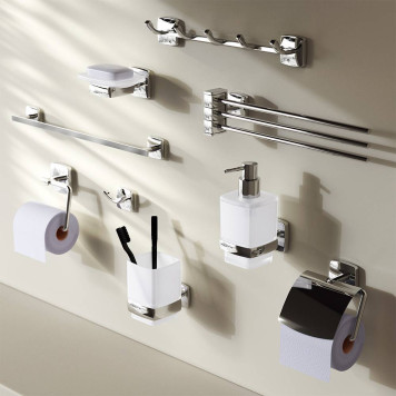 A9036900 Стеклянный диспенсер для жидкого мыла, с настенным держателем-1