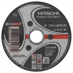 Абразивный диск HITACHI 12510HR для металла 125х1х22,23 мм