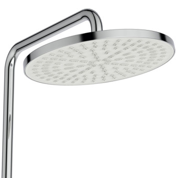 Ideal Standard Ceratherm T25 Душевая стойка, с термостатическим смесителем, ручным душем и шлангом, корпус Coolbody, руч. душ: 3 режима, верх. душ: 25см., цвет: хром. A8520AA-2