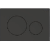 115.882.16.1 Клавиша смыва Sigma 20, двойной смыв, к 111.300/350/361/362/380/390/796 черный матовый лак, легко чистящееся покрытие, черный 115.882.16.1