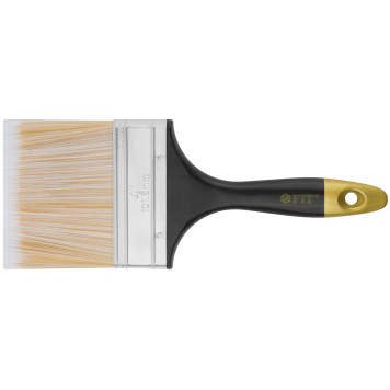 Кисть флейцевая Лайн, искусственная щетина, пластиковая ручка 4 (100 мм)