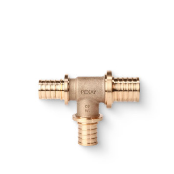 Тройник РЕХАУ с увеличенным боковым проходом 16-25-16 RX+