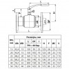 Кран шар ст JIP-FF Ду40 Ру40 фл Danfoss 065N0320G