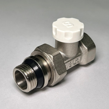 Вентиль обратный быстрого монтажа НВ 1/2 с разъёмным соединением, никелированный