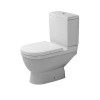 Duravit Starck 3 Унитаз моноблок 65.5х36см, с отдельным бачком с механизмом хром, включая крепление, слив универсальный, цвет: белый. 0920100005, 0126010000