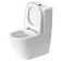Duravit D-Neo Моноблок 37x65 см, безободковый, слив универсальный, WonderGliss, цвет: белый. 09441000051, 20020900001