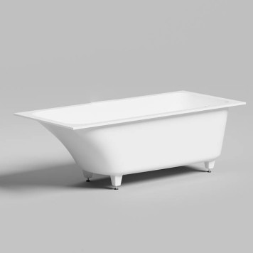 Salini Orlanda KIT Встраиваемая ванна 170х75х60cм., UpDown, сифон, щелевой слив-перелив, мат-л: S-Sense, цвет: белый матовый. 102117M