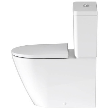 Duravit D-Neo Моноблок 37x65 см, безободковый, слив универсальный, WonderGliss, цвет: белый. 09441000051, 20020900001-3