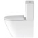 Duravit D-Neo Моноблок 37x65 см, безободковый, слив универсальный, WonderGliss, цвет: белый. 09441000051, 20020900001