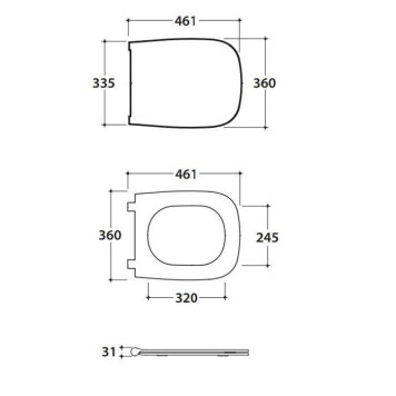 Globo Genesis Сиденье для унитаза быстросъемное, с микролифтом, цвет: белый/хром-1