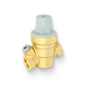 Редуктор давления мембранный 3/4 В 1-6 бар PN16 с отверстием под радиальный манометр 1/4