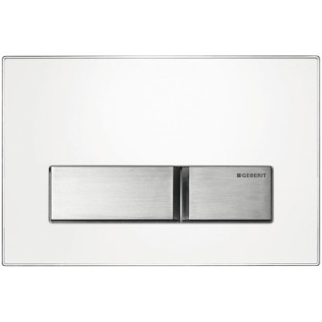 115.788.00.1 Смывная клавиша Geberit Sigma50 для двойного смыва к 111.300/350/361/362/380/390/796, заполнение материалом заказчика 115.788.00.1