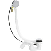 728014 Simplex Trio Visign MT5 Слив-перелив с наливом для ванн c центр. сливом, наполн через перелив 72540/50, плоск констр-я, хром, модель 6166.42 728014