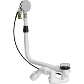 727741 Multiplex Trio Visign MT5 Слив-перелив с наливом, плоская конструкция (для установки требуется 33 мм), хром, модель 6161.60 727741