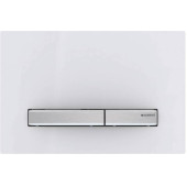 115.788.11.2 Смывная клавиша Geberit Sigma50 для двойного смыва к 111.300/350/361/362/380/390/796 белый/металлический хромированный 115.788.11.2