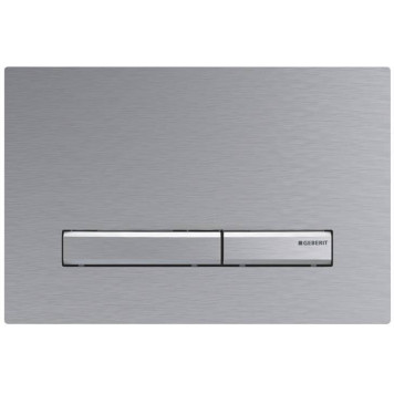 115.788.GH.2 Смывная клавиша Geberit Sigma50 для двойного смыва к 111.300/350/361/362/380/390/796 хромированный, матированный, с легкоочищаемой поверх 115.788.GH.2
