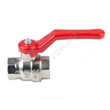 Кран шар лат Эксперт нк Ду25 Ру40 м/м полн рыч Dist Н113Р-2