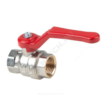 Кран шар лат Эксперт нк Ду25 Ру40 м/м полн рыч Dist Н113Р-3