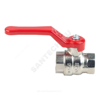 Кран шар лат Эксперт нк Ду25 Ру40 м/м полн рыч Dist Н113Р-6