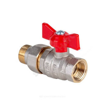 Кран шар лат Эксперт нк Ду25 Ру40 м/амер полн баб Dist Н143Б