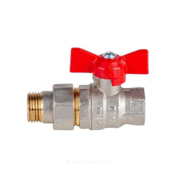 Кран шар лат Эксперт нк Ду25 Ру40 м/амер полн баб Dist Н143Б-7