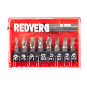 Набор бит REDVERG 9шт PH, PZ, SL(720641)