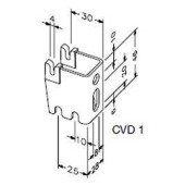 Настенная консоль Zehnder, CVD 1, 25/30 mm, цвет белый RAL 9016