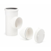 Ревизия Rehau RAUPIANO Plus 110 с резиновым уплотнительным кольцом 11215341004