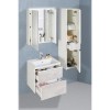 Roca Ronda Тумба подвесная 70x41x48см, с 2 ящиками, цвет: бетон/белый матовый. Z.RU93.0.300.3