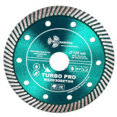Диск алмазный Trio-Diamond 125*22,23 Турбо Железобетон TP172