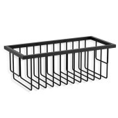 Decor Walther WA WND1 Корзина универсальная 26x12x9.5см для душа, подвесная, цвет: черный матовый. 0703260