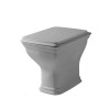 Artceram Civitas Унитаз напольный 36x54 см со сливом в стену, цвет: серый. CIV003 34 00