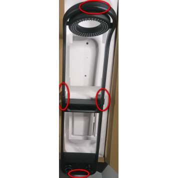 SaleAQM8004B Душ. сист. с терм. для душ. каб. + аэр., Ø210/110 мм, 1/3 режима, высота 1140 мм, Черны SaleAQM8004B_1057