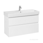 Roca A857641806 Oleta Тумба под умывальник 100 белый глянец, 2 ящика A857641806