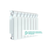 Rifar Monolit 350 8 секций, боковое подключение (белый)