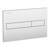 Laufe Installation System LIS Смывная клавиша, двойной смыва, 25x1x16см AW1 хром матовый. 8.9566.1.007.000.1