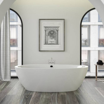 KNIEF Loom Ванна отдельностоящая 190x95x60см, цвет: белый. 0100-091-06, 0100-088-06