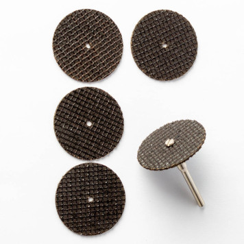 Набор кругов отрезных армированных REDVERG  (5шт+держатель) (830491)-1