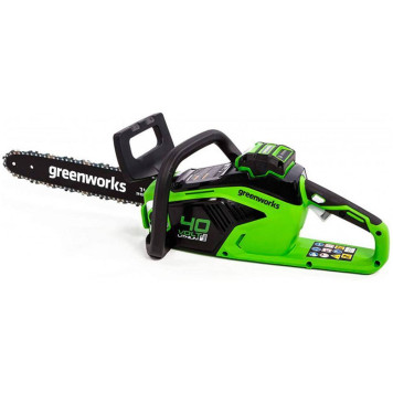 Пила цепная аккумуляторная Greenworks GD40CS15K2 бесщеточная (АКБ 2 А.ч; ЗУ)-2