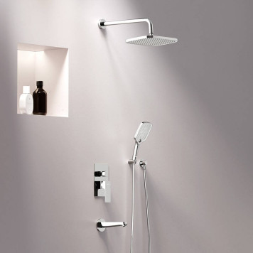 953510000 Встраиваемая душевая система со смесителем и изливом-1